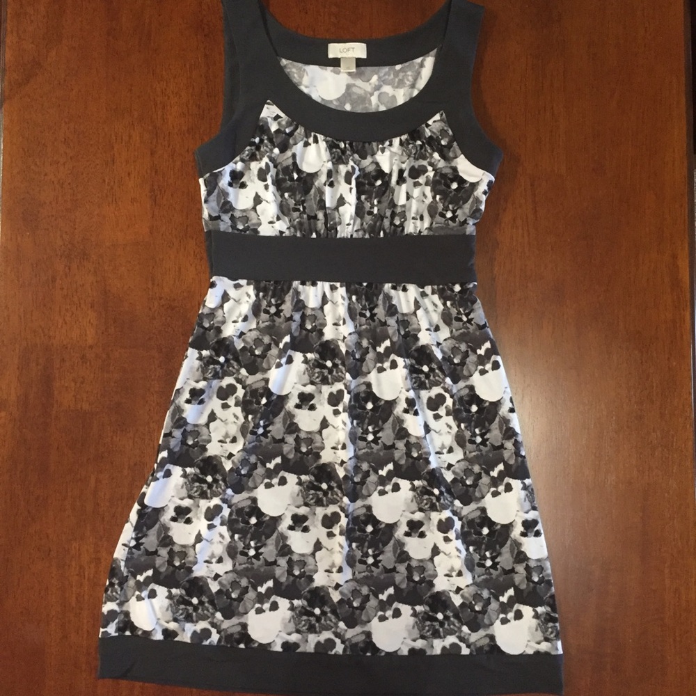 Ann Taylor Loft Foral A Line Dress